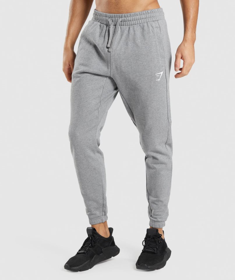 Men\'s Gymshark Essential Jogger Grey | NZ 8KUQNP